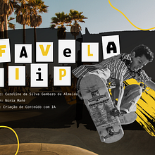 Favela Flip: Skate Brand. Een project van Kunstmatige Intelligentie,  Ontwerp,  Br e ing en identiteit van studiesbetter - 13.03.2024