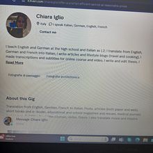My profile, my gigs. Creative Consulting, Design Management, Marketing, and Business project by Chiara Iglio - 03.19.2024