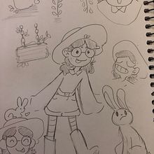 aqua. Character Design, Sketching, Pencil Drawing, Drawing, and Sketchbook project by Beatriz Heimann Gesser - 03.19.2024