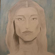 retrato - DA. Pencil Drawing, and Watercolor Painting project by pablo martínez - 03.19.2024