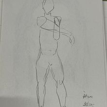 esbozos 30seg - DA. Pencil Drawing project by pablo martínez - 03.19.2024