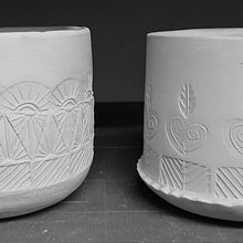My project for course: Stamp Making for Textured Pottery. Arts, Crafts, Fine Arts, Decoration, Ceramics, and DIY project by Fiona Williams - 03.20.2024