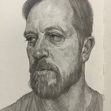 Portrait drawing . Projekt z dziedziny  Sztuki piękne użytkownika Corey Cooley - 18.03.2023