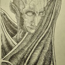 Mój projekt z kursu: Surrealistyczny rysunek cienkopisem. Desenho e Ilustração com tinta projeto de Paweł Gruszczyk - 20.03.2024