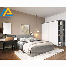 Tham khảo bí quyết Decor phòng ngủ màu trắng xám hiện đại. Advertising project by Nội Thất Tâm Việt - 03.20.2024