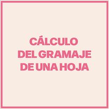 Cálculo del gramaje de una hoja. Een project van  Ontwerp, Educatie, Grafisch ontwerp y Social media van Aina Beltrán - 23.02.2024