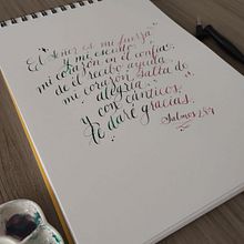 Mi proyecto del curso: Caligrafía inglesa de la A a la Z. Un proyecto de Caligrafía de Sara Loaiza - 17.03.2024