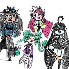 Mi proyecto del curso: Introducción al diseño de personajes para animación y videojuegos. Projekt z dziedziny Trad, c, jna ilustracja,  Animacja, Projektowanie postaci, Gr, komputerowe, Projektowanie gier komputerow i ch użytkownika Paula Garrido - 20.03.2024