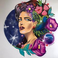 jb23 faces Introduction to Spray Painting. Traditional illustration, Fine Arts, Painting, and Street Art project by Camilo Ramirez - 03.21.2024