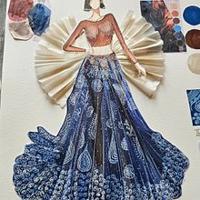 My project for course: Creative Fashion Illustration Techniques. Un proyecto de Ilustración tradicional y Collage de multimation1 - 20.03.2024