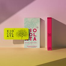 XIOCOLATA Bocado responsab. Un proyecto de Diseño, Br, ing e Identidad, Diseño de logotipos, Diseño digital y Diseño de papelería				 de Federico Gómez - 21.04.2024