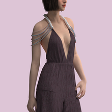 Mi proyecto del curso: Introducción al diseño de moda 3D con CLO. Animation, Video, Fashion Design, 3D Design, Digital Design, Patternmaking, and Dressmaking project by Sara Ospina Lara - 03.21.2024
