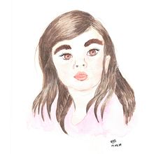 Mi proyecto del curso: Retrato en acuarela a partir de una fotografía. Ilustração tradicional, Pintura em aquarela, e Desenho de retrato projeto de Constanza Cofré Berger - 22.03.2024