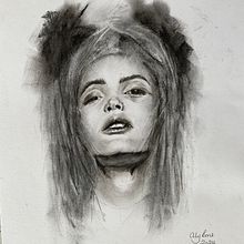 My project for course: Artistic Charcoal Portraiture: Creating Atmosphere. Traditional illustration, Fine Arts, Drawing, Portrait Drawing, Realistic Drawing, and Artistic Drawing project by alybone - 03.22.2024