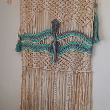 Mi proyecto del curso: Macramé: nudos básicos y complejos. Accessor, Design, Interior Design, Decoration, Fiber Arts, Macramé, and Textile Design project by Marcela Urbina Castro - 03.22.2024