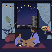 My project for course: Moody Digital Illustration with Procreate. Un progetto di Illustrazione tradizionale, Illustrazione digitale, Disegno digitale, Sketchbook e Narrativa di Johely Castro - 22.03.2024