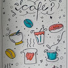 Meu projeto do curso: Desenho criativo e lettering manual para iniciantes. Traditional illustration, Lettering, Drawing, H, and Lettering project by Maria Fernandes - 03.20.2024