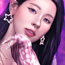 Queencard Miyeon. Digital Drawing, and Portrait Drawing project by David Katona - 02.04.2024