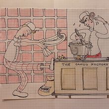 Mijn project van de cursus: Inleiding tot het maken van cartoonfiguren. Traditional illustration, Character Design, and Drawing project by barbara_en_kurt - 03.24.2024