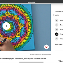 My project for course: Zentangle and Mandalas: Draw Harmonious Patterns. Un progetto di Pittura, Disegno, Pittura acrilica e Creatività con i bambini di Hamda Khan - 12.03.2024