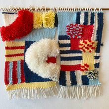 My project for course: 3D Weaving and Yarn Trimming for Wall Hangings. Un proyecto de Diseño de complementos, Artesanía, Interiorismo, Tejido, Telar y Diseño textil de Estrella Vega - 24.03.2024