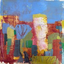 Playing in my sketchbook . Fine Arts, Acr, and lic Painting project by Dorothea Cyran-Daboul - 03.25.2024