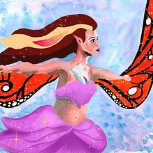 Fairytale Illustration: Fairy Freedom. Traditional illustration, Arts, Crafts, and Editorial Design project by alexiaceliapeza - 03.20.2024