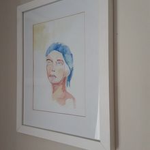 My project for course: Contemporary Portraiture in Watercolor of Adriana Calcanhotto. Fine Arts, Painting, Watercolor Painting, and Portrait Drawing project by Cliona Ryan - 03.25.2024