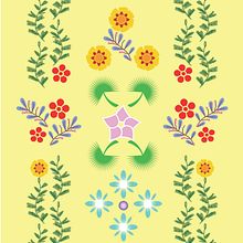 Meu projeto do curso: Design de padrões para produtos têxteis do lar. Un proyecto de Pattern Design, Ilustración vectorial, Ilustración digital y Estampación de Celia Bastos Tachau Monteiro - 21.03.2024