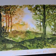 My project for course: Dreamy Watercolor Landscapes: Paint with Light. Painting, and Watercolor Painting project by Kate - 03.26.2024