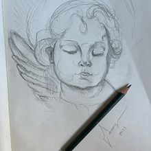 Meu projeto do curso: Sketching diário para melhorar suas técnicas de desenho. Sketching, Pencil Drawing, Drawing, Portrait Drawing, Sketchbook, and Figure Drawing project by Gabriela Vasconcelos - 03.26.2024