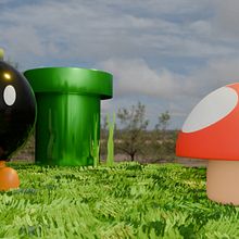 Primer Render 3D hecho en blender. 3D, 3D Animation, and 3D Modeling project by zuriel torres - 03.26.2024