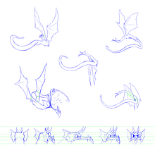 Chasing the Dragon. Projekt z dziedziny Animacje 2D, Ilustracja c, frowa,  Animacja, Projektowanie postaci i Animacja postaci użytkownika Lior Shkedi - 04.02.2019