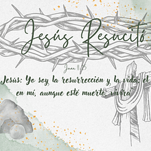 domingo de resurrección. Design project by Isenith Justiniani - 03.27.2024