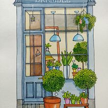 My project for course: Watercolor Urban Illustration: Portray your City. Un projet de Peinture, Dessin, Aquarelle et Illustration architecturale de monikarajput - 27.03.2024