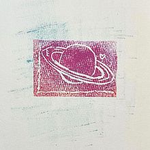 Mi firma E_Saturn&🤍. Un proyecto de Ilustración tradicional, Artesanía, Bellas Artes, Estampación, Creatividad con niños y Grabado de Eva - 13.12.2023