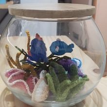 Mi proyecto del curso: Técnicas de crochet para tejer la vida marina. Accessor, Design, Arts, Crafts, Fiber Arts, Crochet, and Textile Design project by ae_castro - 03.27.2024