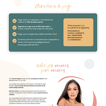 Landing Page para el evento Mommy Camp 2022. Web Design, and Web Development project by Cristian Flores Mera - 10.26.2022