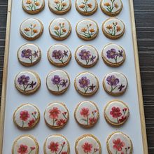 Mon projet du cours : Art culinaire : techniques d'aquarelle pour biscuits illustrés. Een project van Traditionele illustratie van Julie Gournier - 23.03.2024