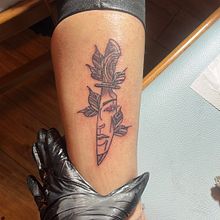 Il mio progetto del corso: Tatuaggio botanico con puntinismo. Tattoo Design project by Marika Kielb - 03.27.2024