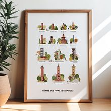 Mein Abschlussprojekt für den Kurs: Farbenfrohe Stadtporträts: Illustriere deinen Lieblingsort . Traditional illustration, Infographics, Drawing, Digital Illustration, and Digital Painting project by Kirsten - 03.19.2024