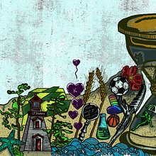 My project for course: Digital Illustration with Japanese Ink Techniques. Drawing, Digital Illustration & Ink Illustration project by Louise Sumner - 03.29.2024