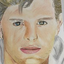 Mi proyecto del curso: Retrato realista con lápices de colores Ein Projekt aus dem Bereich Traditionelle Illustration, Bildende Künste, Bleistiftzeichnung, Zeichnung, Porträtzeichnung, Realistische Zeichnung, Artistische Zeichnung und Zeichnen mit Buntstiften von Ana Carolina Martínez T. - 15.03.2024