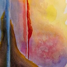 My project for course: Fantasy Landscapes with Watercolor & Gouache. Fine Arts, Painting, Watercolor Painting, Naturalistic Illustration, and Gouache Painting project by Robert - 03.29.2024
