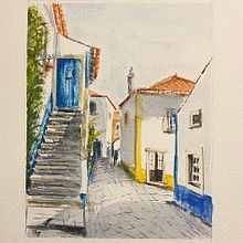 My project for course: Modern Techniques for Watercolor Cityscapes. Un proyecto de Pintura y Pintura a la acuarela de taniyadennison - 30.03.2024