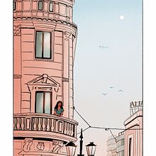 Ilustración urbana - Granada, España. Traditional illustration, Sketching, Digital Illustration, Digital Painting, and Sketchbook project by Javier Carmona - 03.30.2024