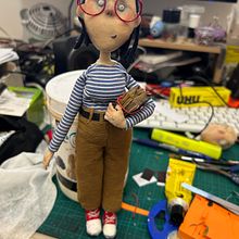 My project for course: Introduction to Puppet Making for Stop Motion. Un projet de Artisanat, Stop motion , et Art to de pol_nem - 30.03.2024