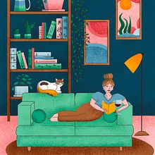 Mi proyecto del curso: Ilustración digital colorida en Procreate. Un projet de Illustration traditionnelle, Dessin, Illustration numérique , et Dessin numérique de clara_elguezabal - 30.03.2024