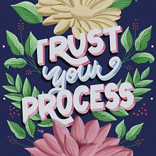 Meu projeto do curso: Lettering digital: combine flores e letras com Procreate. Lettering, and Digital Lettering project by Jeh Cerqueira - 03.31.2024