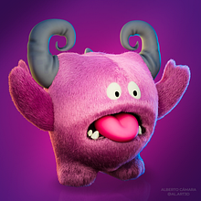  Creación de pelo 3D con XGen de Maya Darick. 3D, 3D Modeling, 3D Character Design, and 3D Design project by Alberto Cámara - 03.31.2024